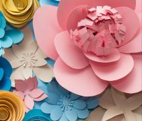 Women's History Month: Paper Flower Cards